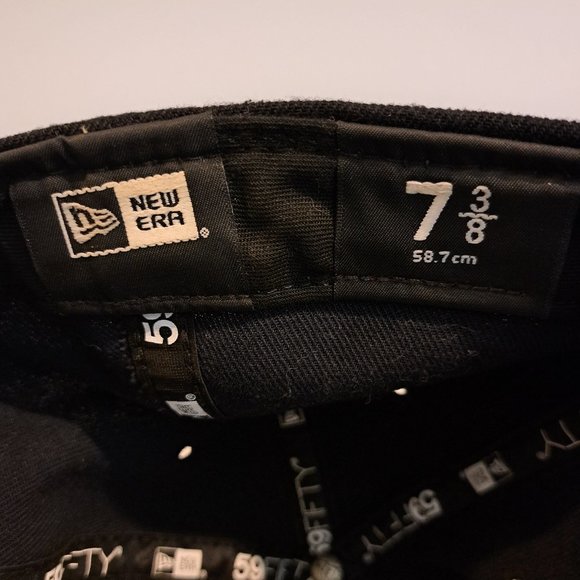 MLB Cleveland Official On-Field Cap Size 7 3/8 Baseball Cap by New Era - Picture 6 of 11